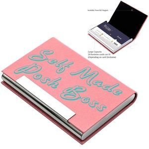 Self Made Posh Boss Business Card Holder
